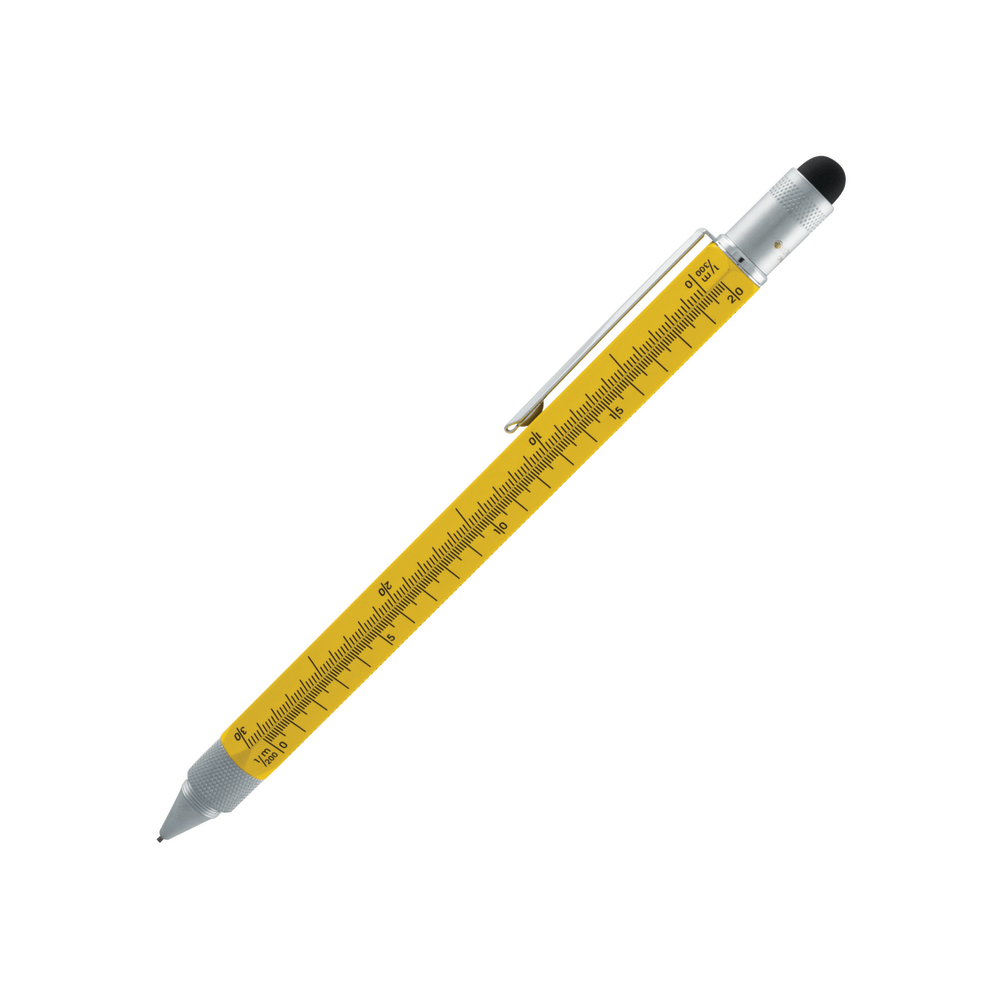 Monteverde One Touch Tool Pencil, 0.9 mm, #2 Soft, Yellow Barrel, Black Lead