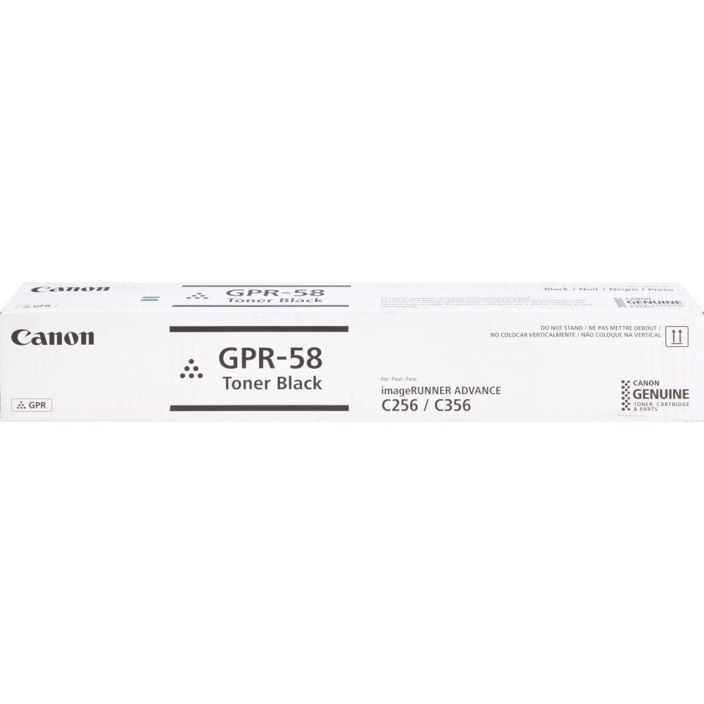 Canon GPR-58 Black Toner Cartridge, 2182C003