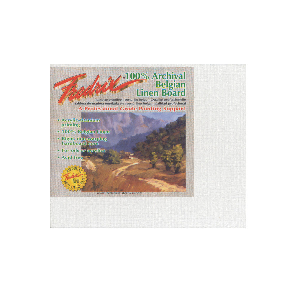 Fredrix Archival Linen Canvas Board, 8in x 10in, Pack Of 2