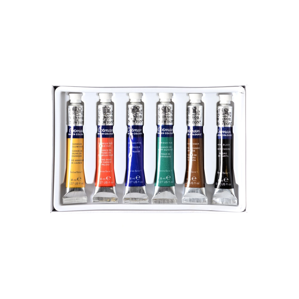 Winsor & Newton Cotman Introductory Watercolor Set, 0.27 Oz, Set Of 6