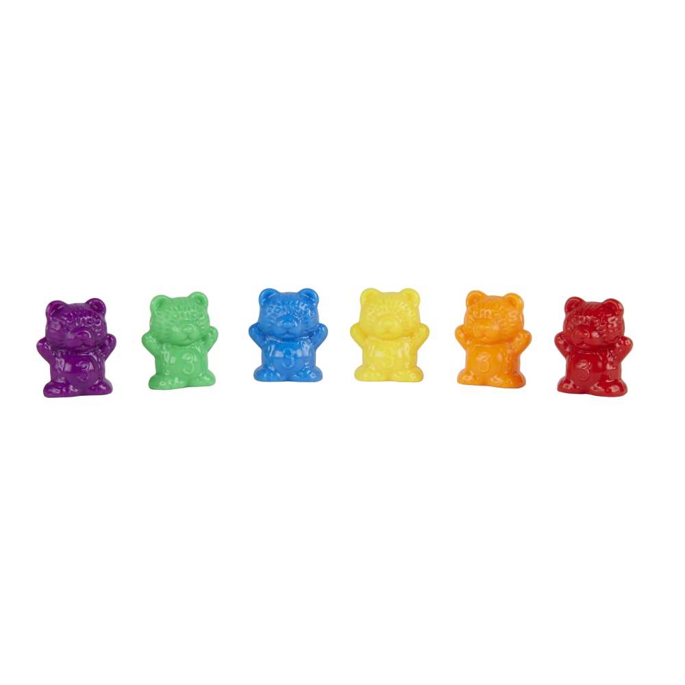 Office Depot Brand Math Manipulative Bear Counters, Pre-K, Assorted Colors, 102 Pieces