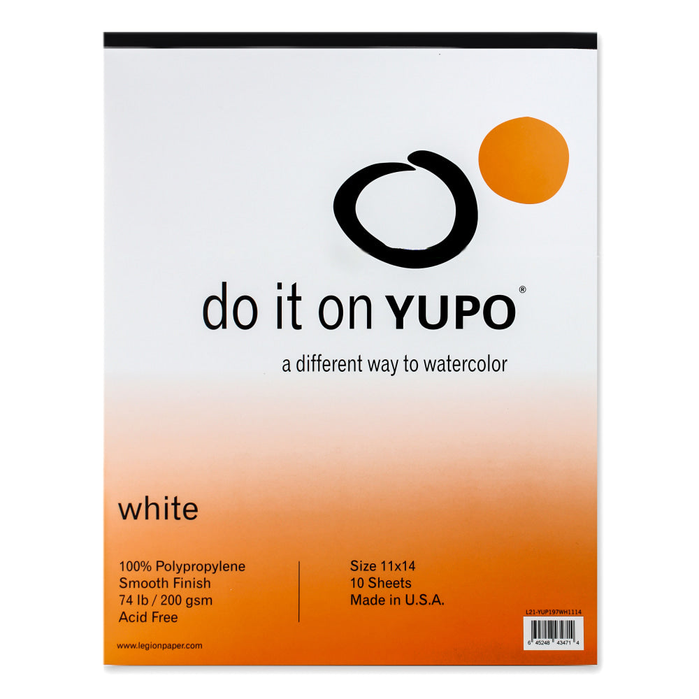 Yupo Watercolor Pad, 11in x 14in, 10 Sheets