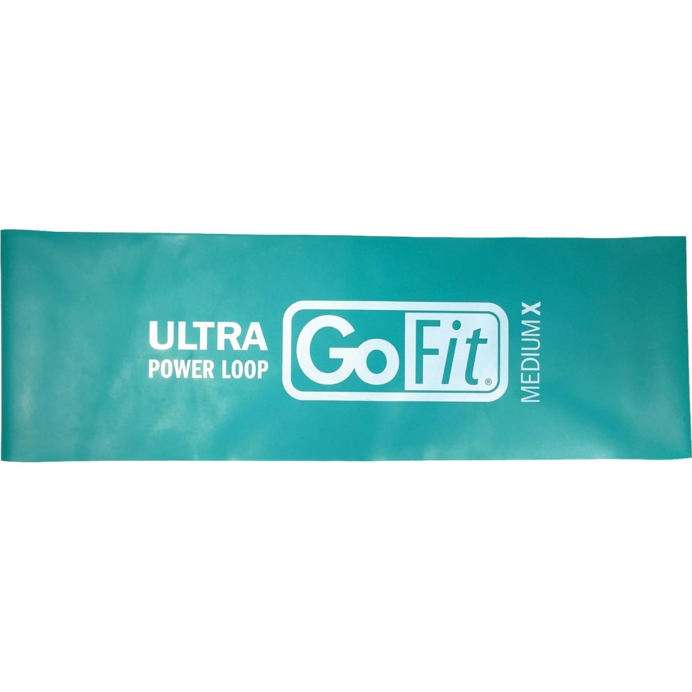 GoFit Single Ultra Power Loop (Teal, Medium X, 10 Pounds) - Teal - Latex