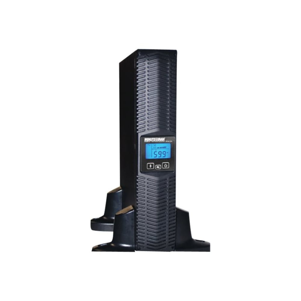 Minuteman Endeavor ED1500RTXL2U 1500VA Tower/Rack/Wall Mountable UPS - 2U Tower/Rack/Wall Mountable, Compact - 3 Minute Stand-by - 120 V AC Input - 120 V AC Output - 8 x NEMA 5-15R