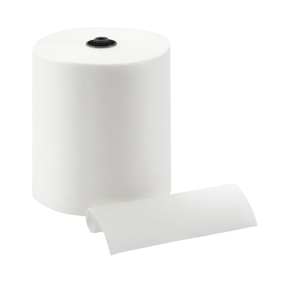 enMotion by GP PRO, 1-Ply, 8.2in x 700ft, 40% Recycled, White, 6 Rolls per Case