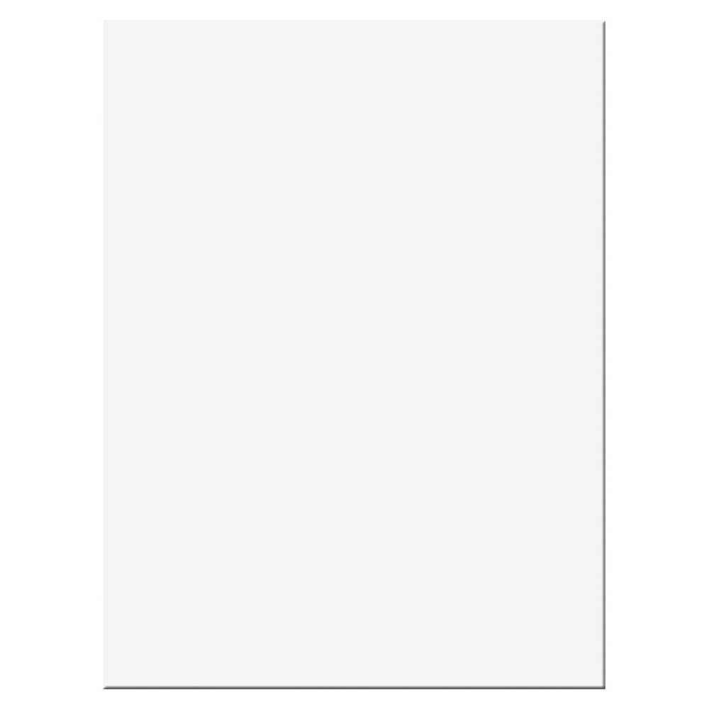 Riverside Groundwood Construction Paper, 100% Recycled, 18in x 24in, Bright White, Pack Of 50