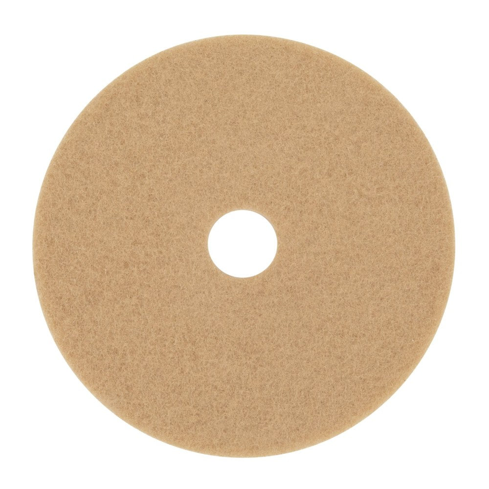 Niagara Burnishing Floor Pads, 3400N, 20in, Tan, Pack Of 5