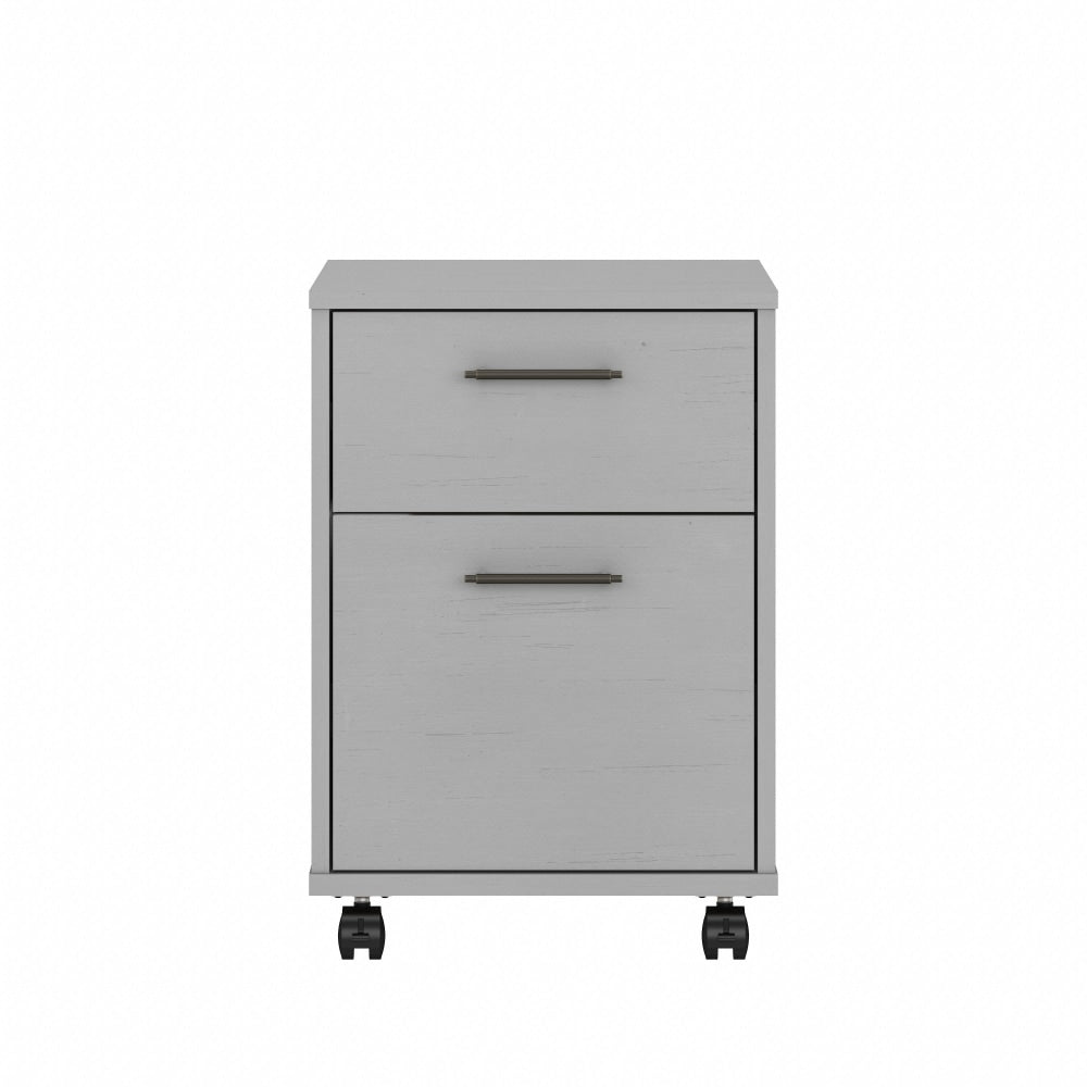 Bush Furniture Key West 16inD Vertical 2-Drawer Mobile File Cabinet, Cape Cod Gray, Standard Delivery