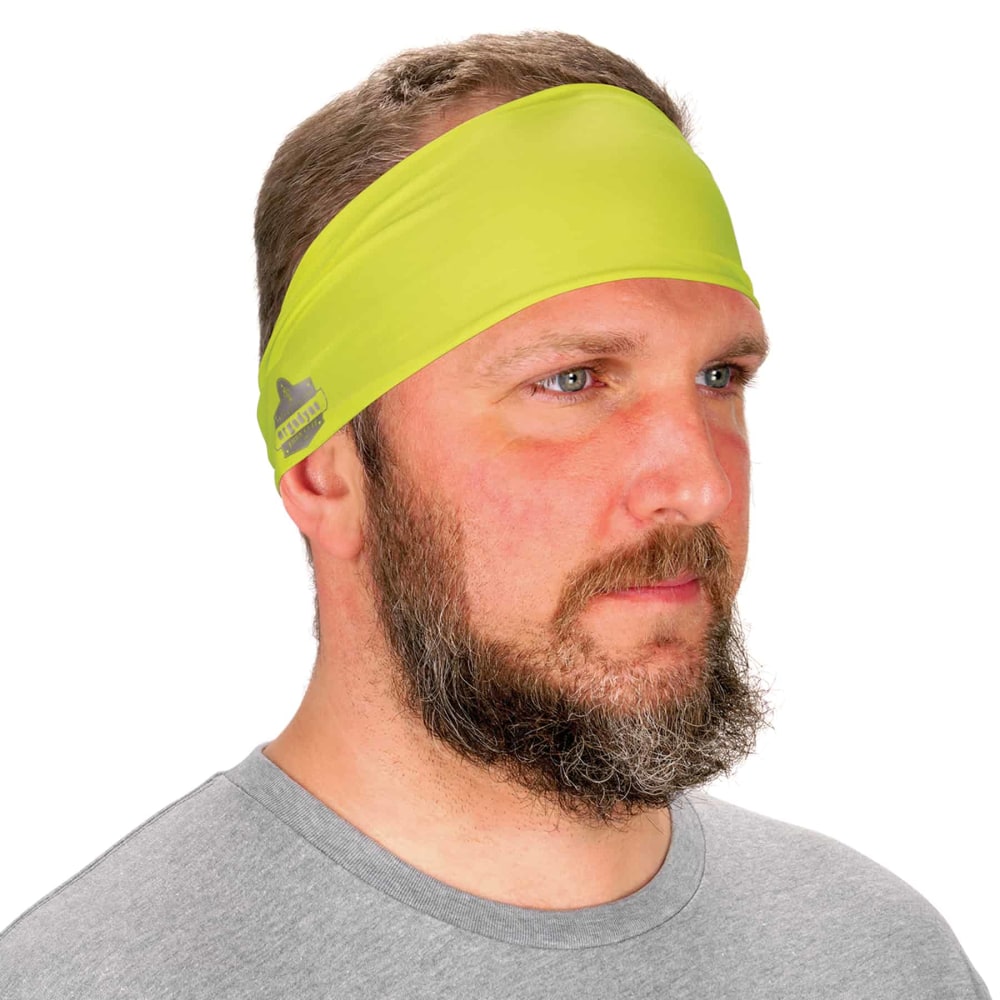 Ergodyne Chill-Its 6634 Cooling Headband, One Size, Lime