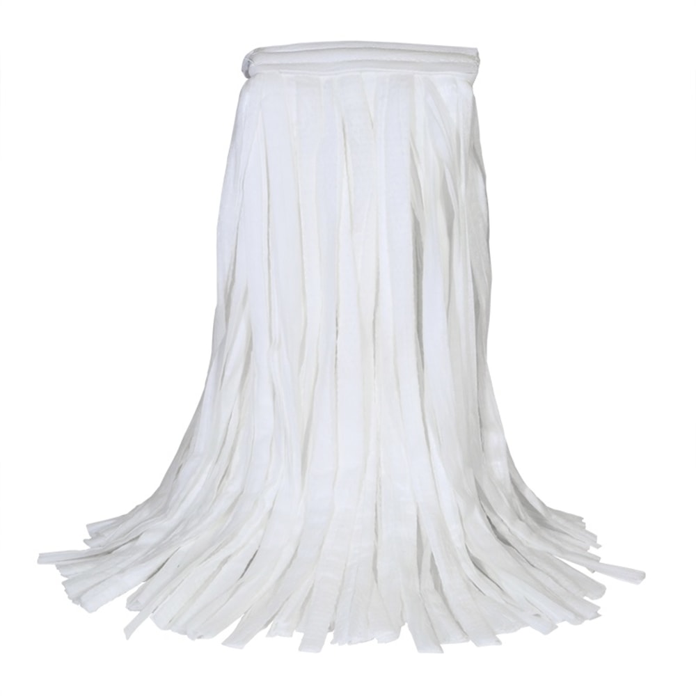 Ocedar Commercial Maxisorb Non-Woven Cut-End Mop Heads, #24, White, Case Of 12 Mop Heads