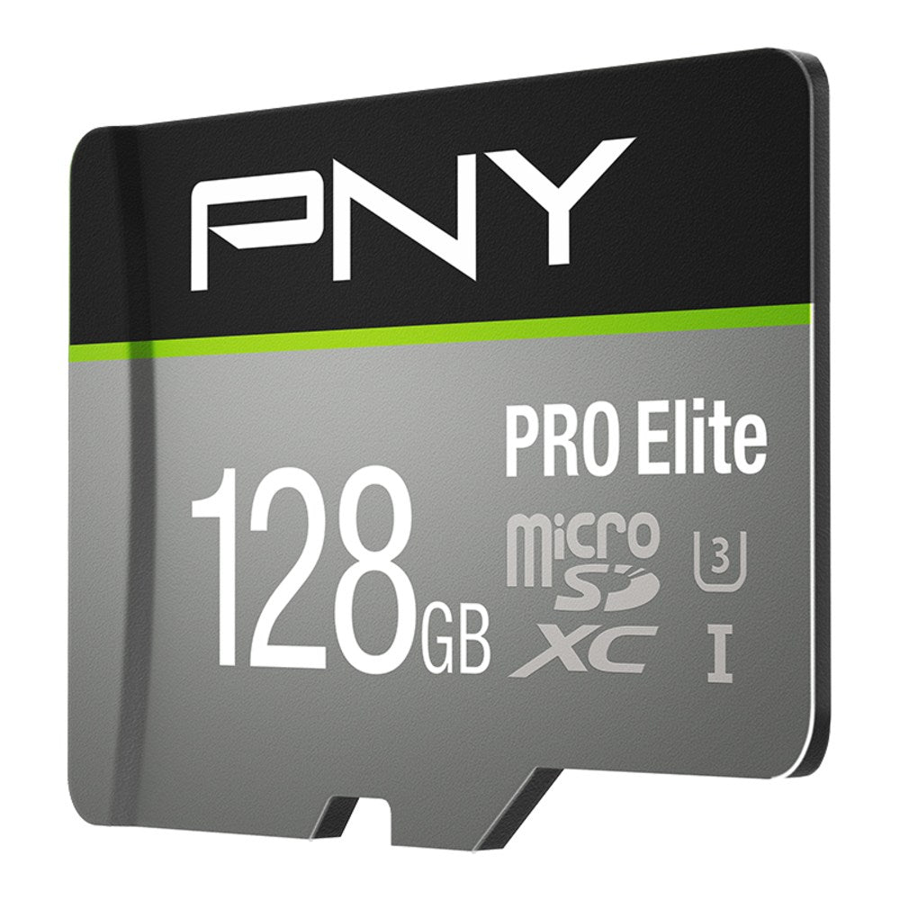 PNY PRO Elite Class 10 U3 V30 microSDXC Flash Memory Card, 128GB