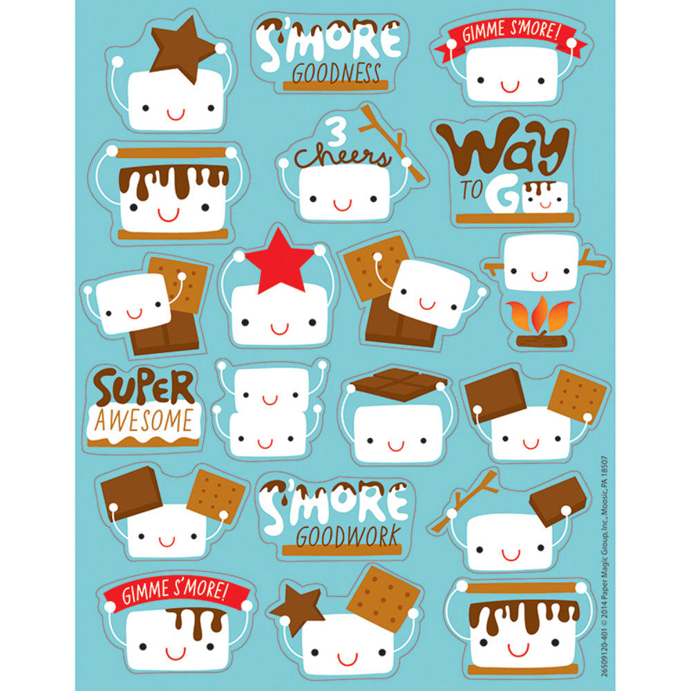 Eureka Scented Stickers, Marshmallow, 80 Stickers Per Pack, Set Of 6 Packs