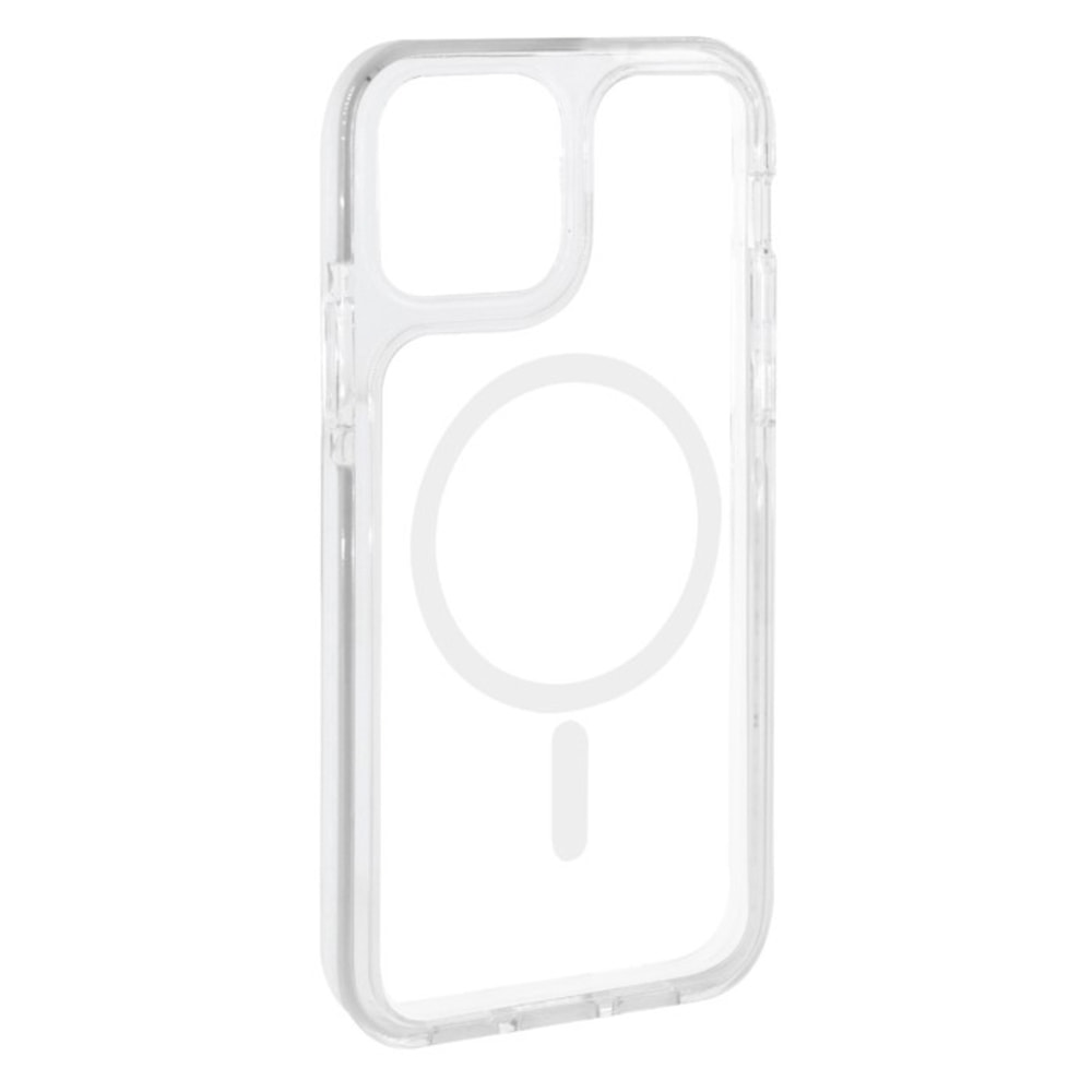 iHome Magnetic Clear Velo Case For iPhone 12 Pro Max, White, 2IHPC0829W1L2