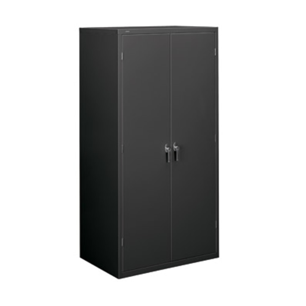 HON Brigade Steel Storage Cabinet, 5 Adjustable Shelves, 71 3/4inH x 36inW x 24 1/4inD, Charcoal