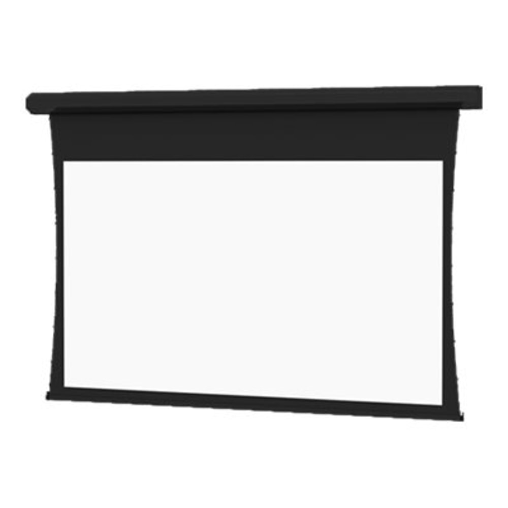 Da-Lite Tensioned Large Cosmopolitan Electrol HDTV Format - Projection screen - ceiling mountable, wall mountable - motorized - 120 V - 188in (188.2 in) - 16:9 - Da-Mat - black with light textured powder coat