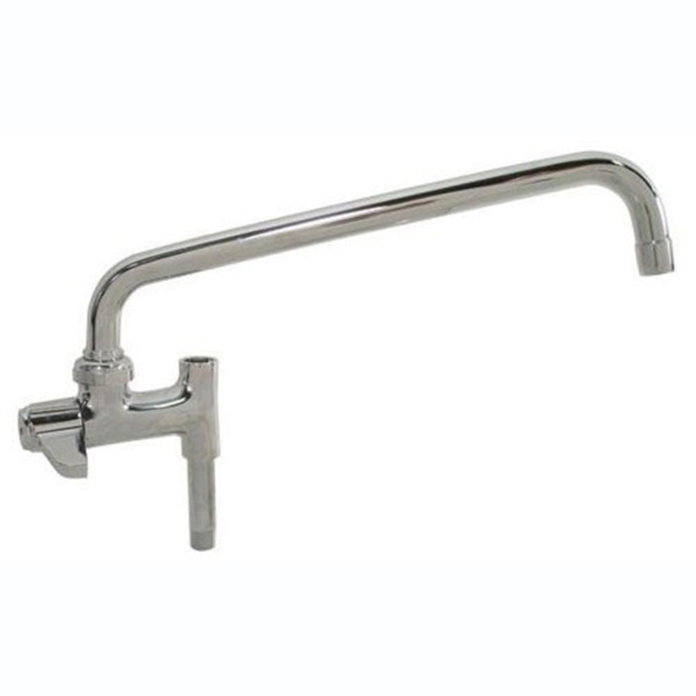 T&S Brass Pre-Rinse Add-On Faucet, Laminar Flow Device Nozzle, 12in, Stainless