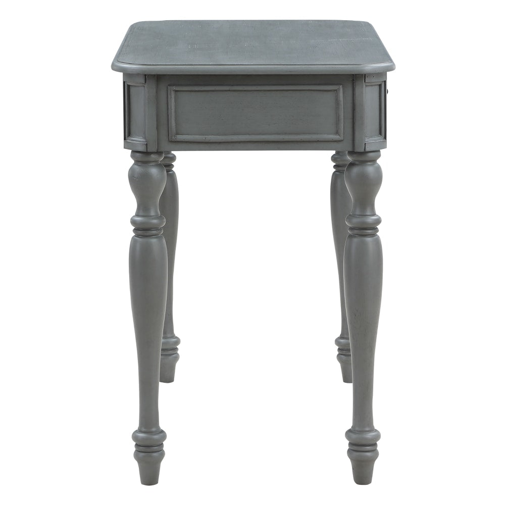 Office Star Country Meadows 36inW Writing Desk, Antique Gray