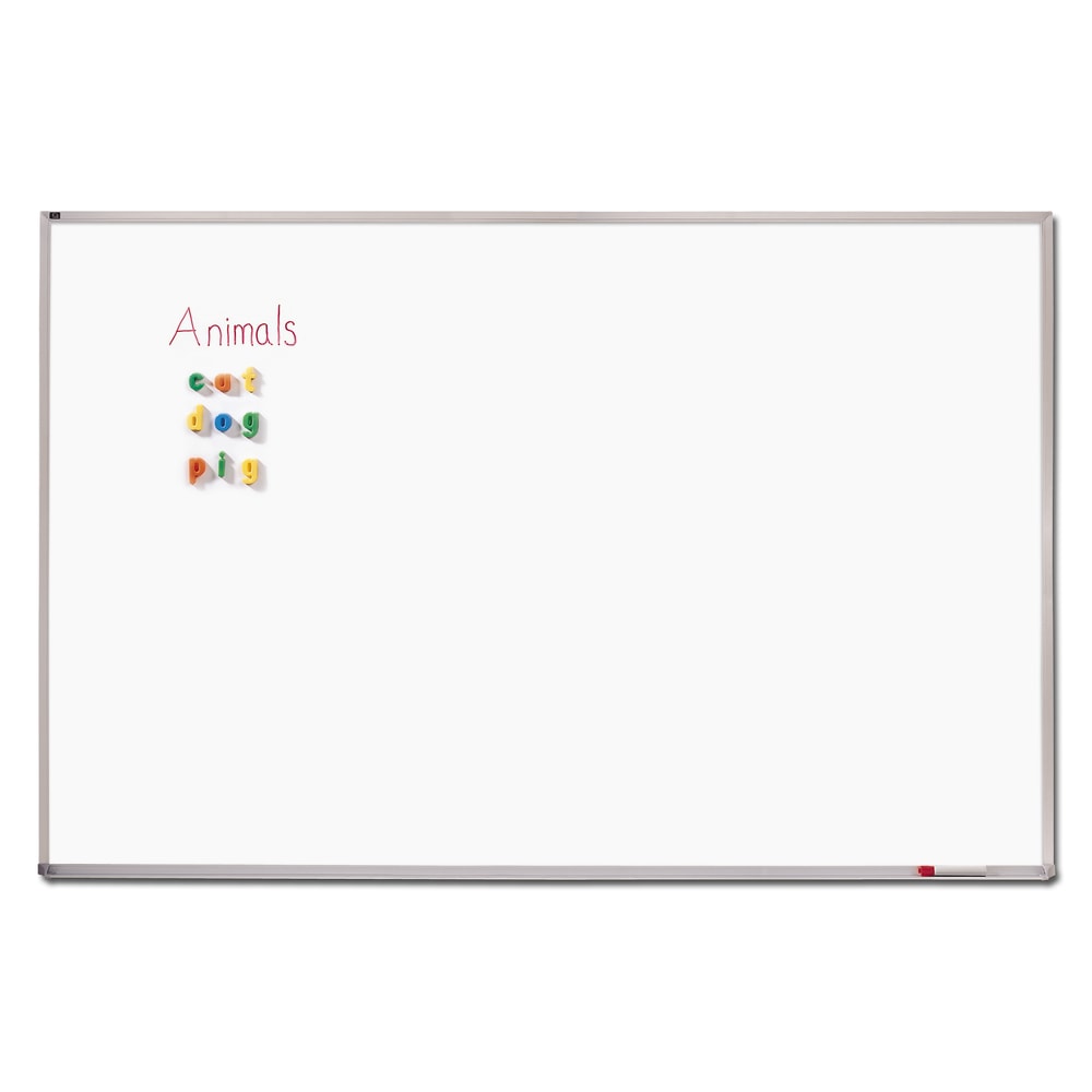 Quartet DuraMax Magnetic Dry-Erase Whiteboard, 96in x 48in, Aluminum Frame With Silver Finish