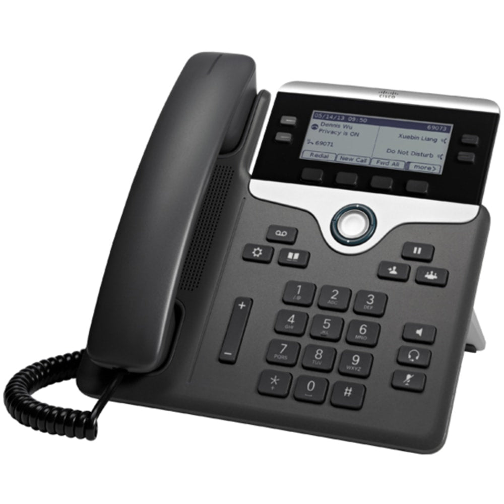 Cisco 7841 IP Phone - Wall Mountable - 4 x Total Line - VoIP - 3.5in - 2 x Network (RJ-45) - PoE Ports