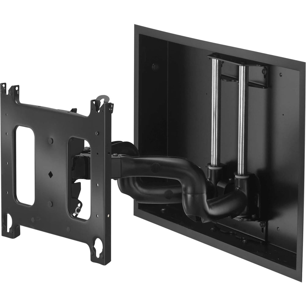 Chief Large 22in Extension Dual Arm Wall Mount - For Displays 42-86in - Black - 200lb