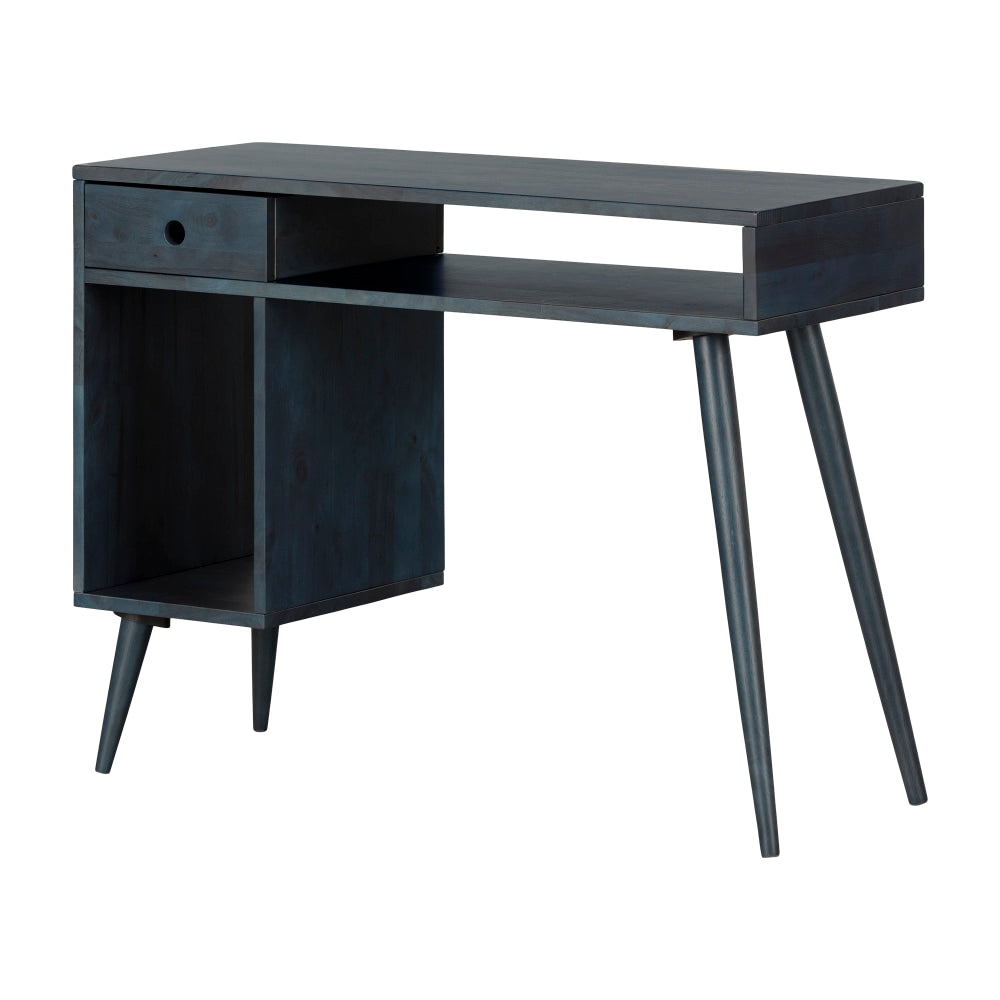 South Shore Kodali 40inW Computer Desk, Dark Blue