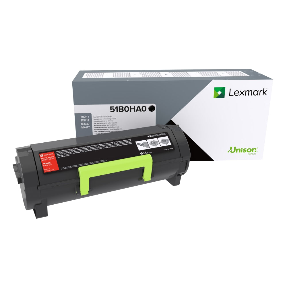 Lexmark 51B0HA0 Black High Yield Return Program Toner Cartridge