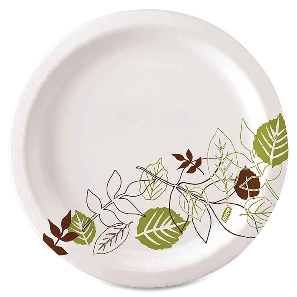 Dixie Paper Plates, 10in, Pathways, Carton Of 500 Plates