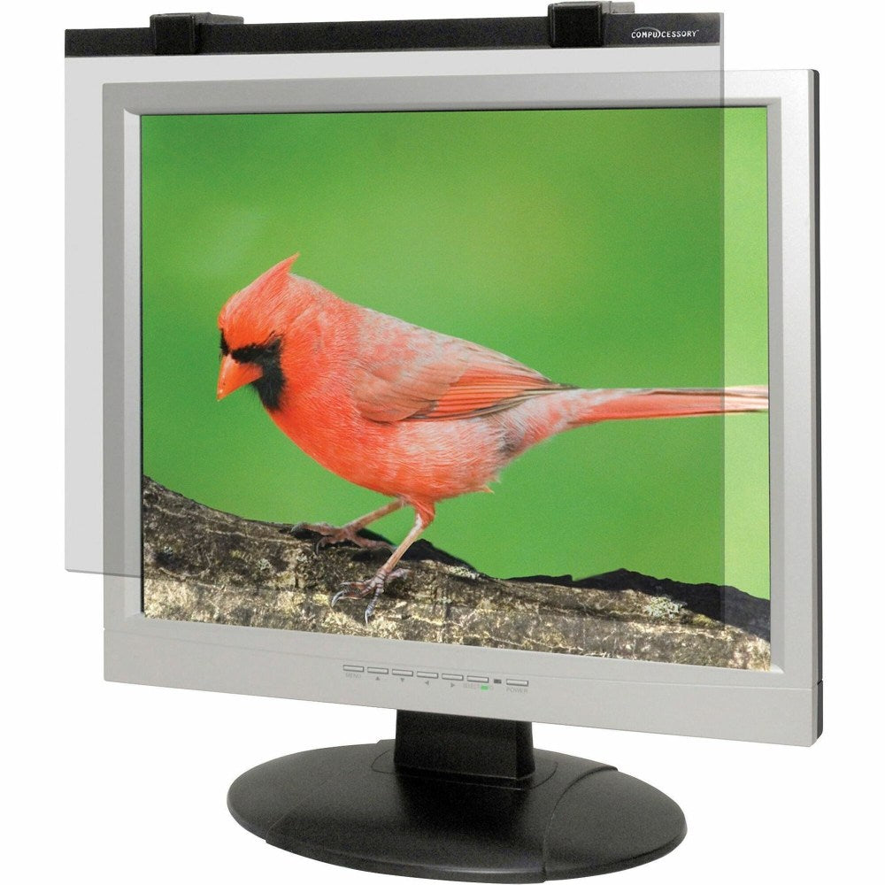 Business Source 19in-20in LCD Monitor Antiglare Filter Black - For 19inLCD, 20in Monitor - 5:4 - Acrylic - Anti-glare - 1