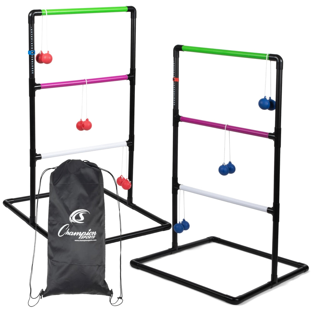 Champion Sports Ladder Ball Game Set, 39inH x 22inW x 33inD, Assorted Colors