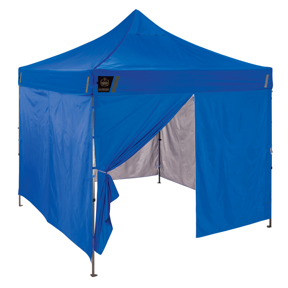 Ergodyne SHAX 6054 Pop-Up Tent Sidewall Kit, 10ft x 10ft, Blue