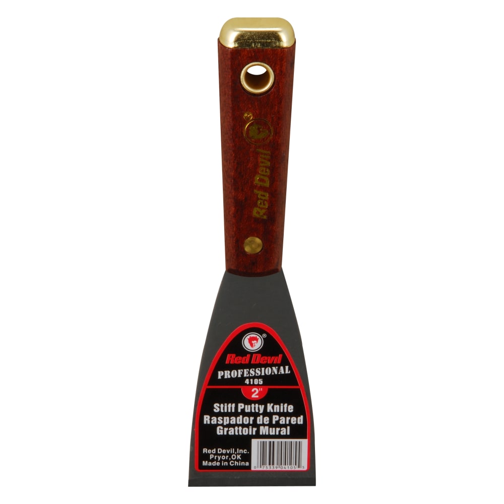 Red Devil 4100 Pro Series Putty Knife, 2in Width, Stiff