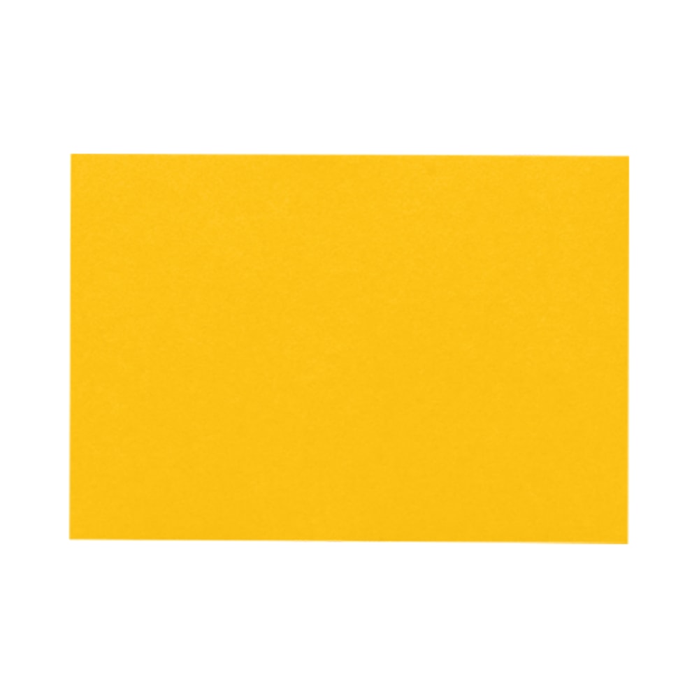 LUX Flat Cards, A1, 3 1/2in x 4 7/8in, Sunflower Yellow, Pack Of 500