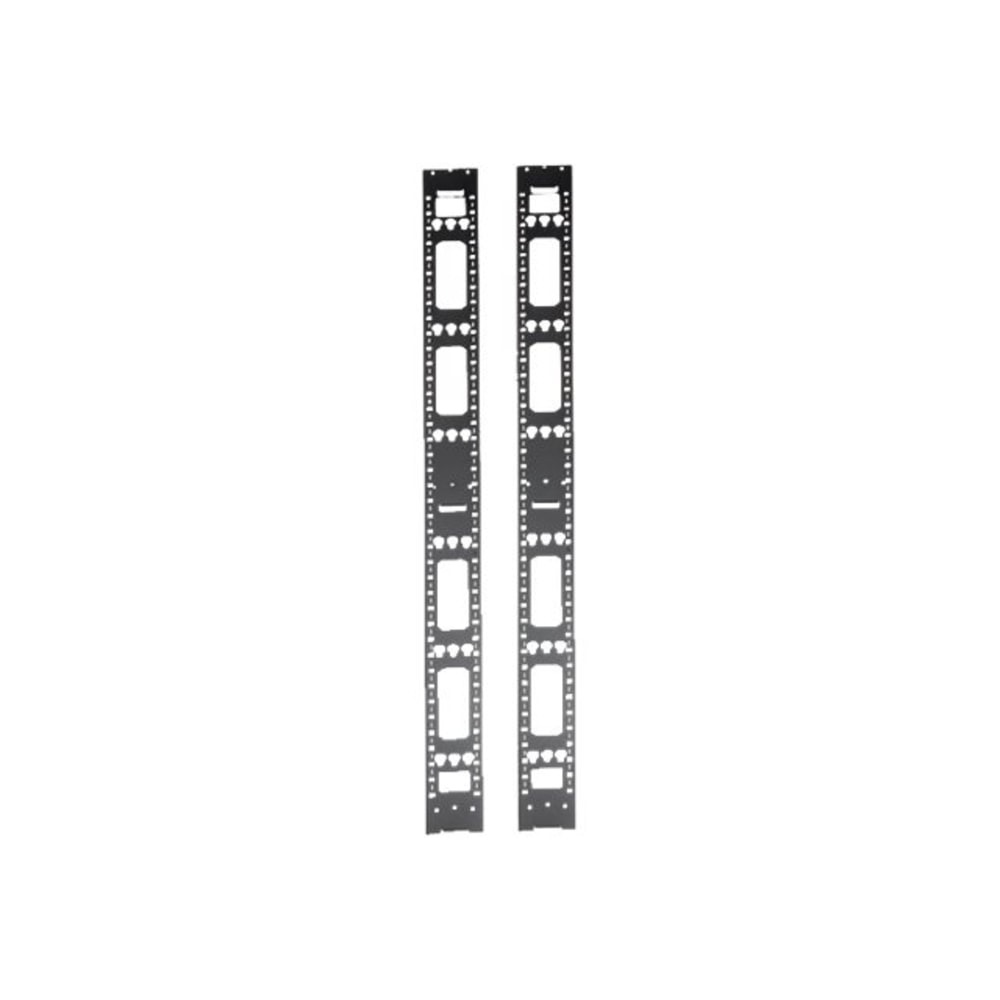 Tripp Lite 42U Rack Enclosure Server Cabinet Vertical Cable Management Bars - Rack cable management panel (pack of 2)