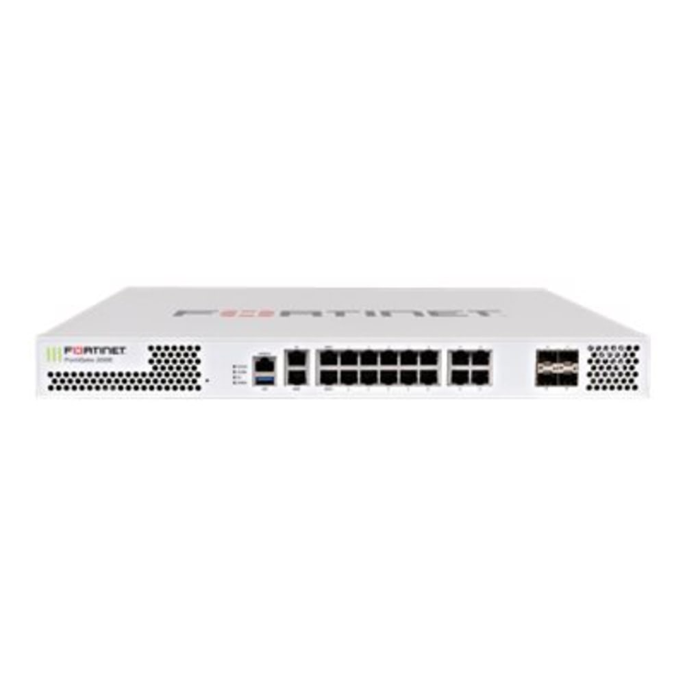 Fortinet FortiGate 201E - UTM Bundle - security appliance - with 1 year FortiCare 24X7 Comprehensive Support + 1 year FortiGuard - 1GbE - 2U