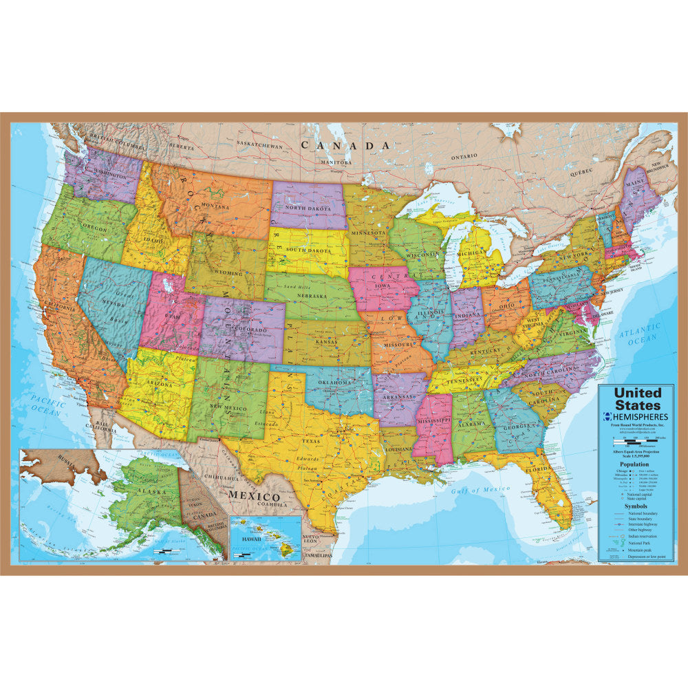 Hemispheres USA 500-Piece Puzzle, 24in x 36in