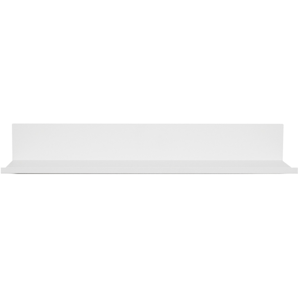 Hangman 18-Inch No-Stud Floating Shelf (White Powder Coat) - 2.5in Height x 17.9in Width x 4.6in Depth x 4.6in Length - Durable, Rust Proof, Damage Resistant, Sturdy, Easy to Clean - White - Aluminum