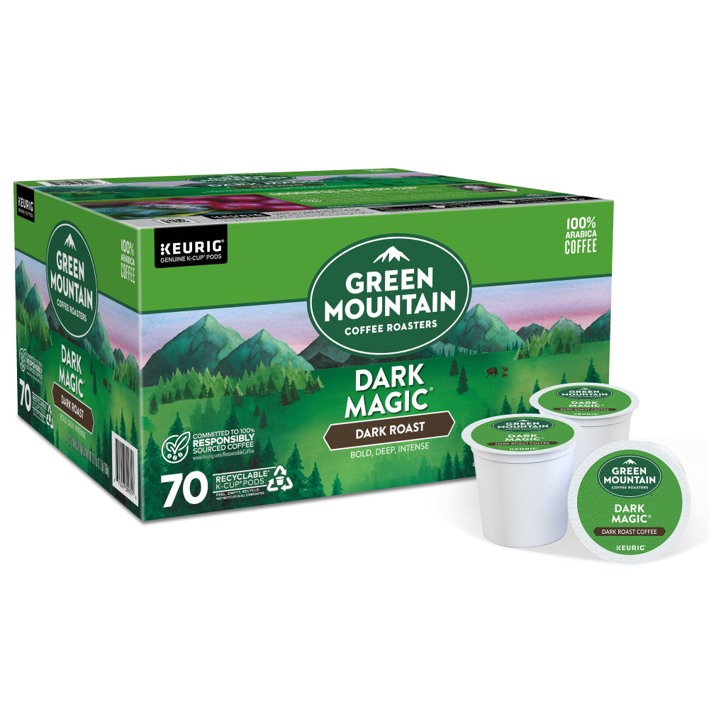 Green Mountain Coffee Roasters Keurig Single-Serve K-Cup Pods, Dark Magic, Dark Roast, Pack Of 70 Pods