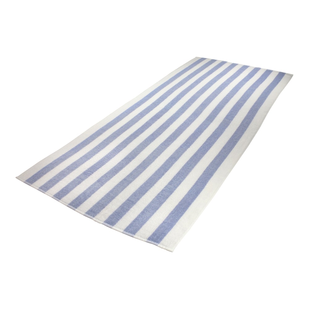 1888 Mills Fibertone Pool Towels, Stripes, Blue, Set Of 48 Towels