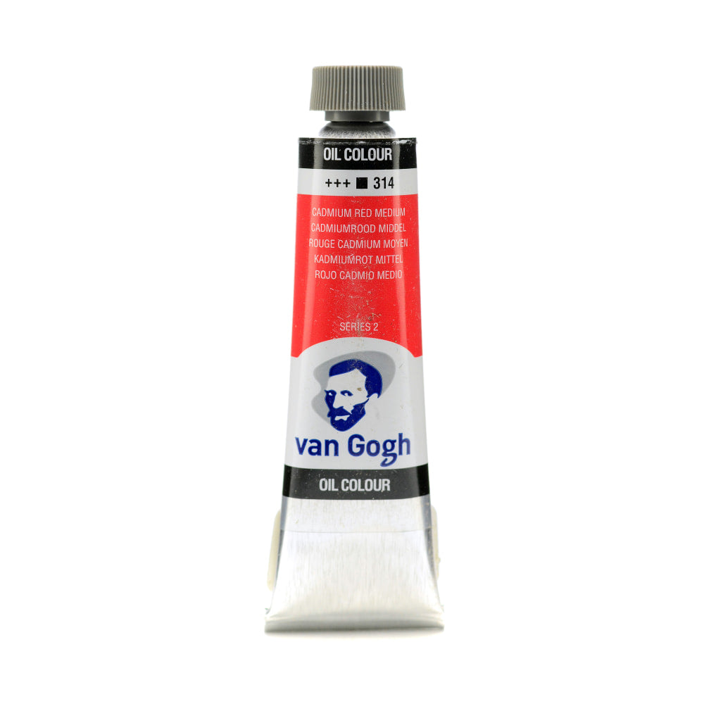 Van Gogh Oil Colors, 1.35 oz, Cadmium Red Medium, Pack Of 2