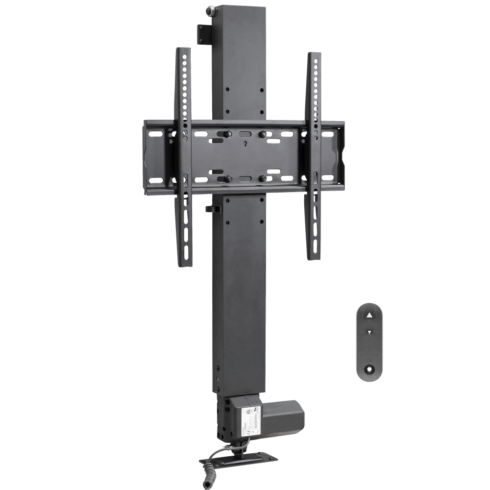 Mount-It! MI-453 Motorized TV Cabinet Lift, 40inH x 40inW x 4inD, Black