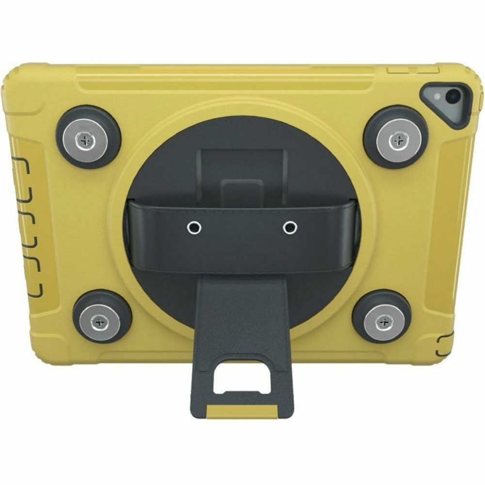 CTA Digital Magnetic Splash-Proof Case with Metal Mounting Plates for iPad 7th/ 8th/ 9th Gen 10.2, iPad Air 3, iPad Pro 10.5, Yellow - Splash Proof, Impact Resistant, Water Resistant - Silicone Body - 10.3in Height x 7.8in Width x 1in Depth