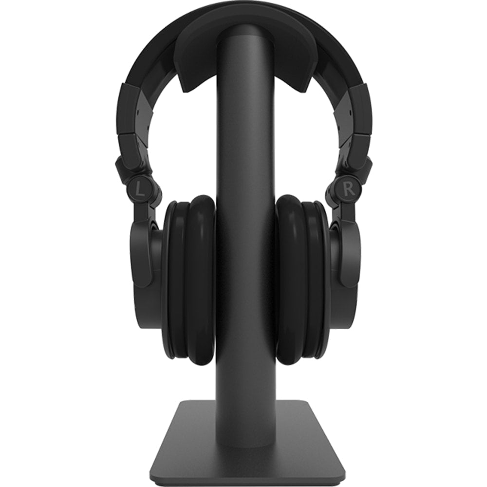 Kanto H2 Headphone Stand - Desk - Steel, Silicone - Black