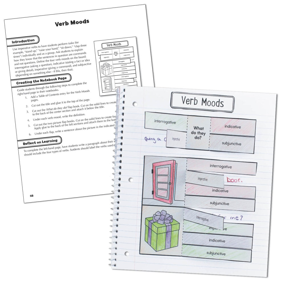 Carson-Dellosa Interactive Language Arts Notebook, Grade 8