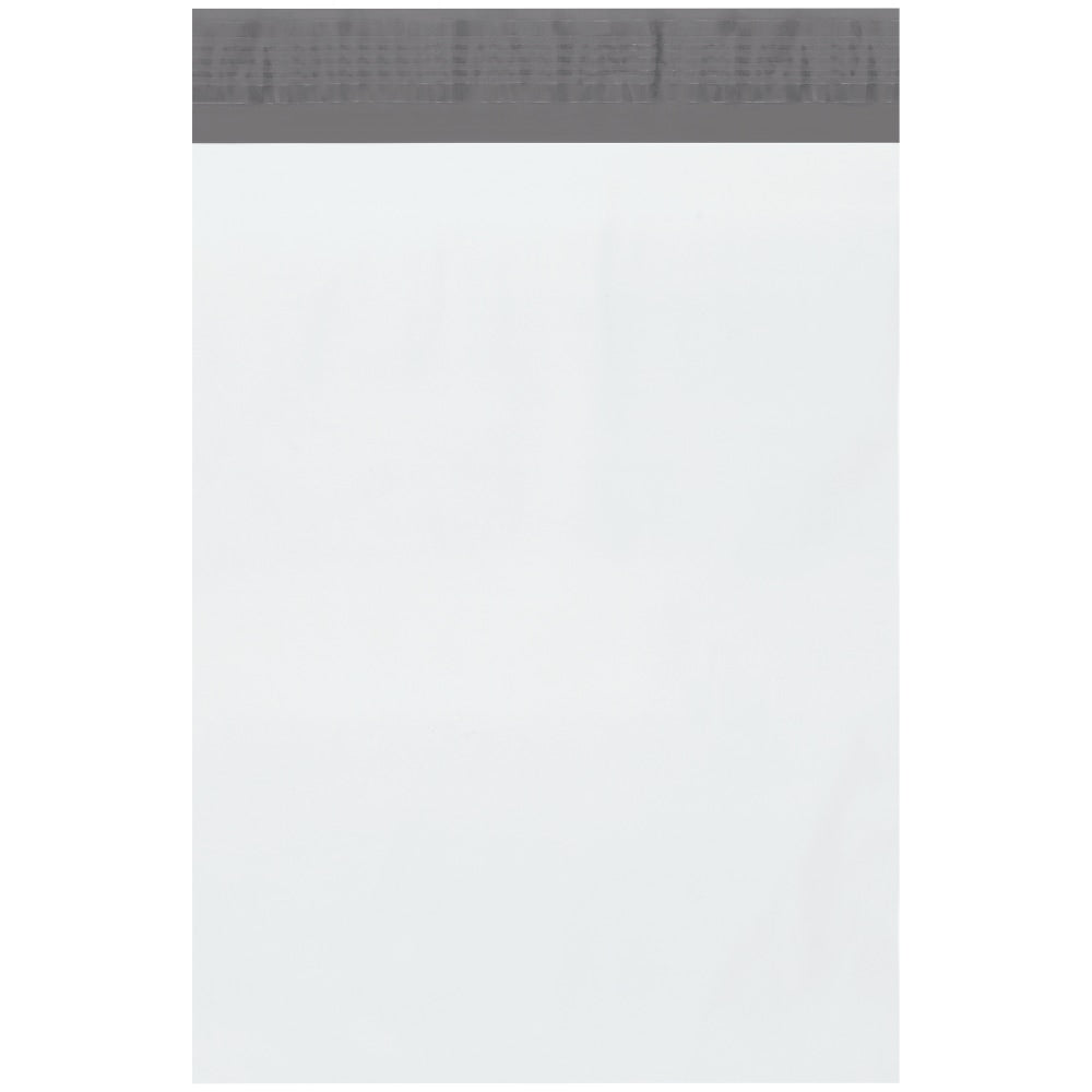 Partners Brand 9in x 12in Poly Mailers, White, Case Of 1,000 Mailers