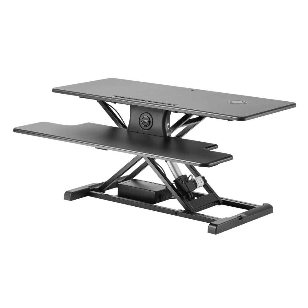 Bostitch Standing Desk Riser, 19inH x 37-7/16inW x 15-3/4inD, Black