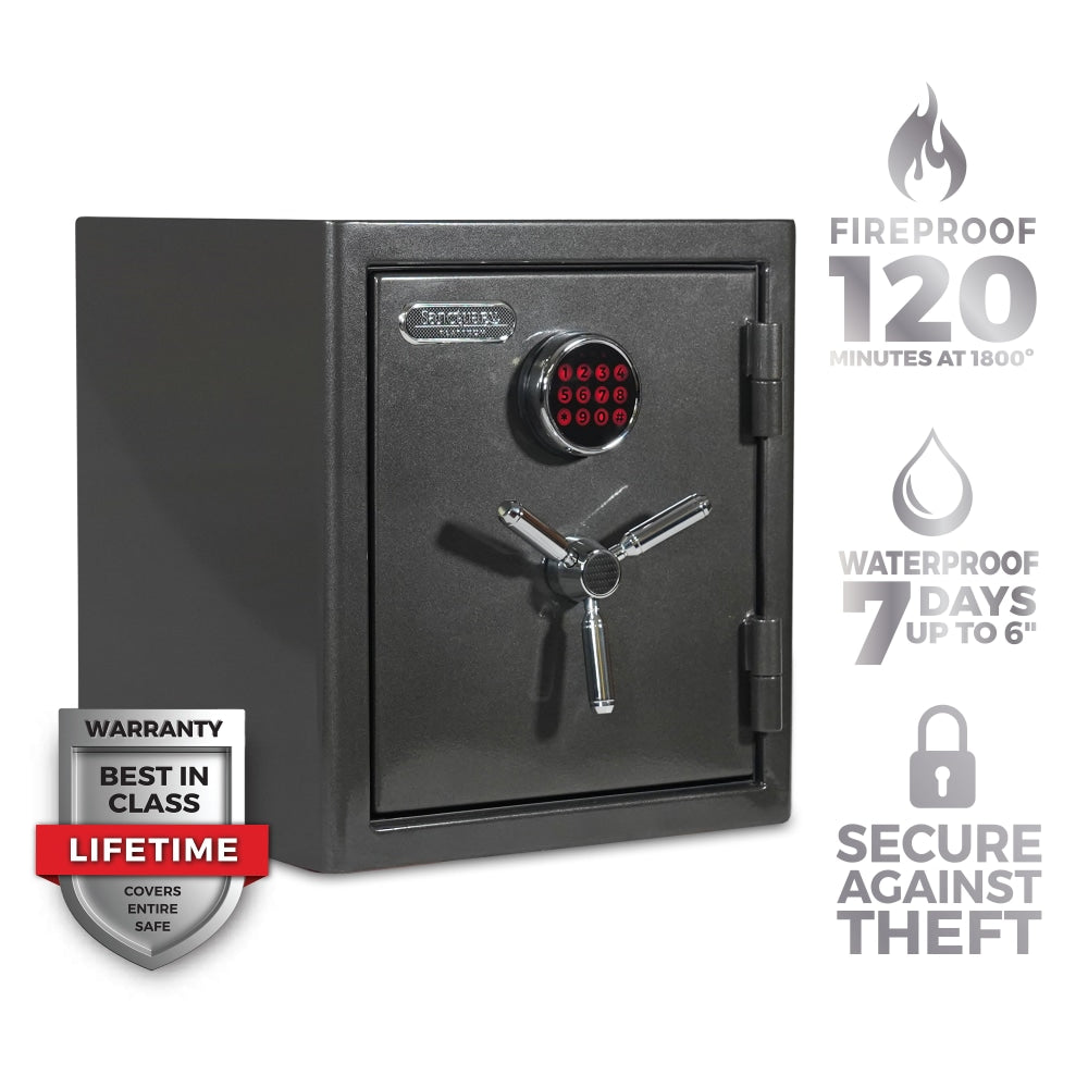 Sanctuary Platinum Digital Home/Office Safe, 1.96 Cu. Ft., Dark Grey Metallic