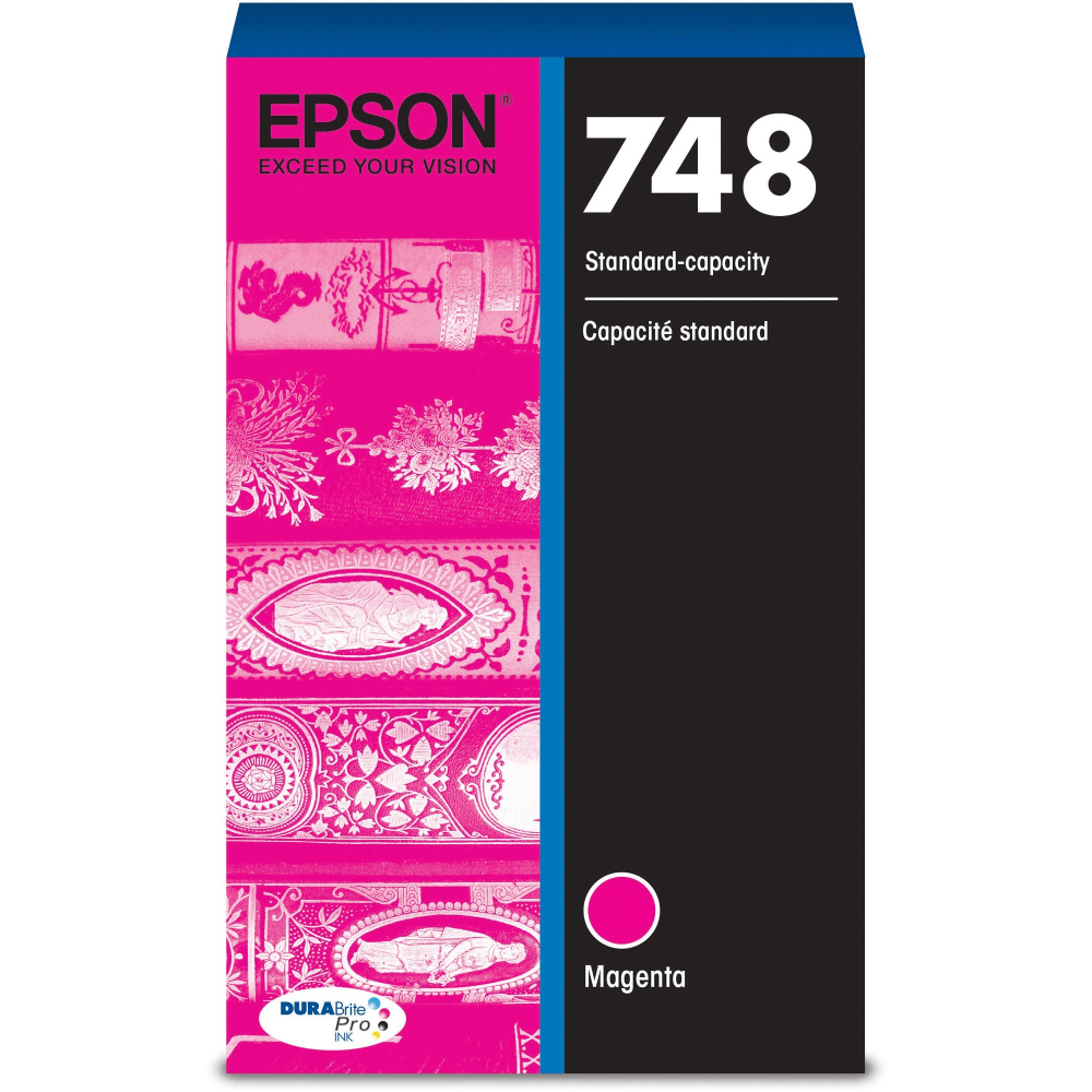 Epson DURABrite Pro 748 Original Standard Yield Inkjet Ink Cartridge - Magenta - 1 Each - 1500 Pages