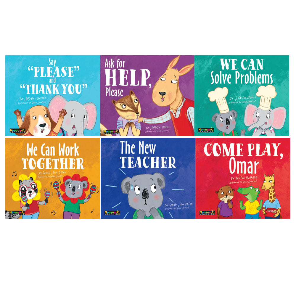 Newmark Learning MySELF Readers, I Communicate And Collaborate, Set Of 6 Readers