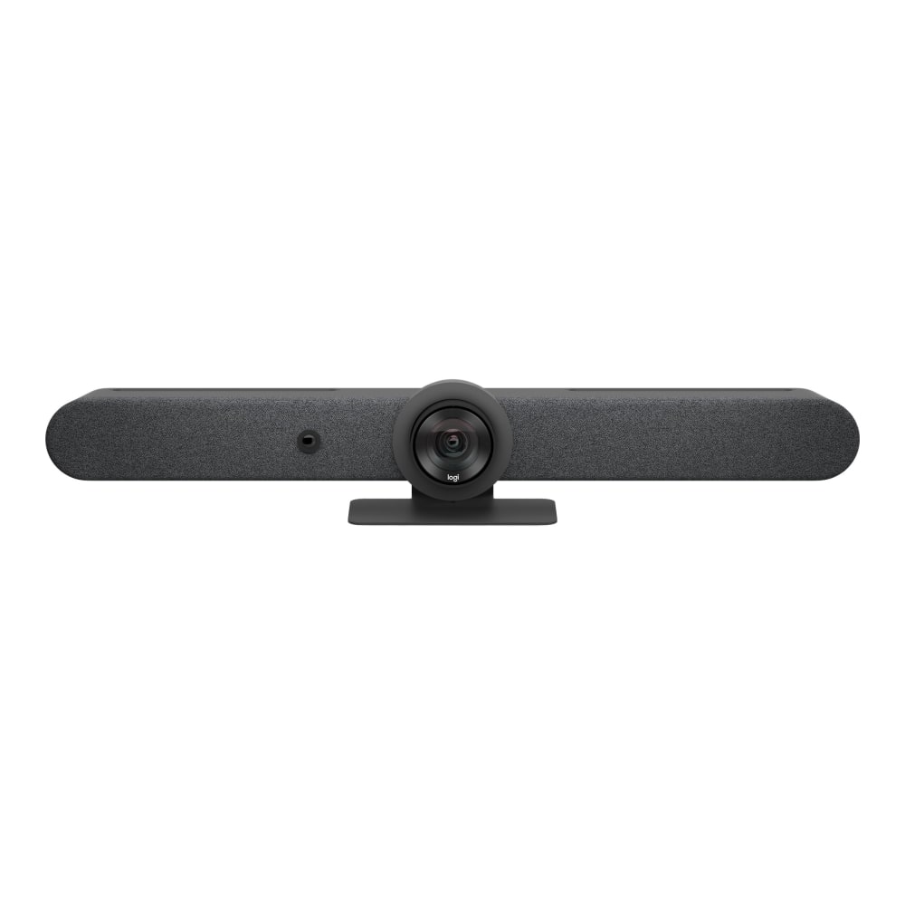 Logitech Rally Bar All-In-One Video Bar for Midsize Rooms - Video conferencing device - Zoom Certified, Certified for Microsoft Teams - graphite - TAA Compliant