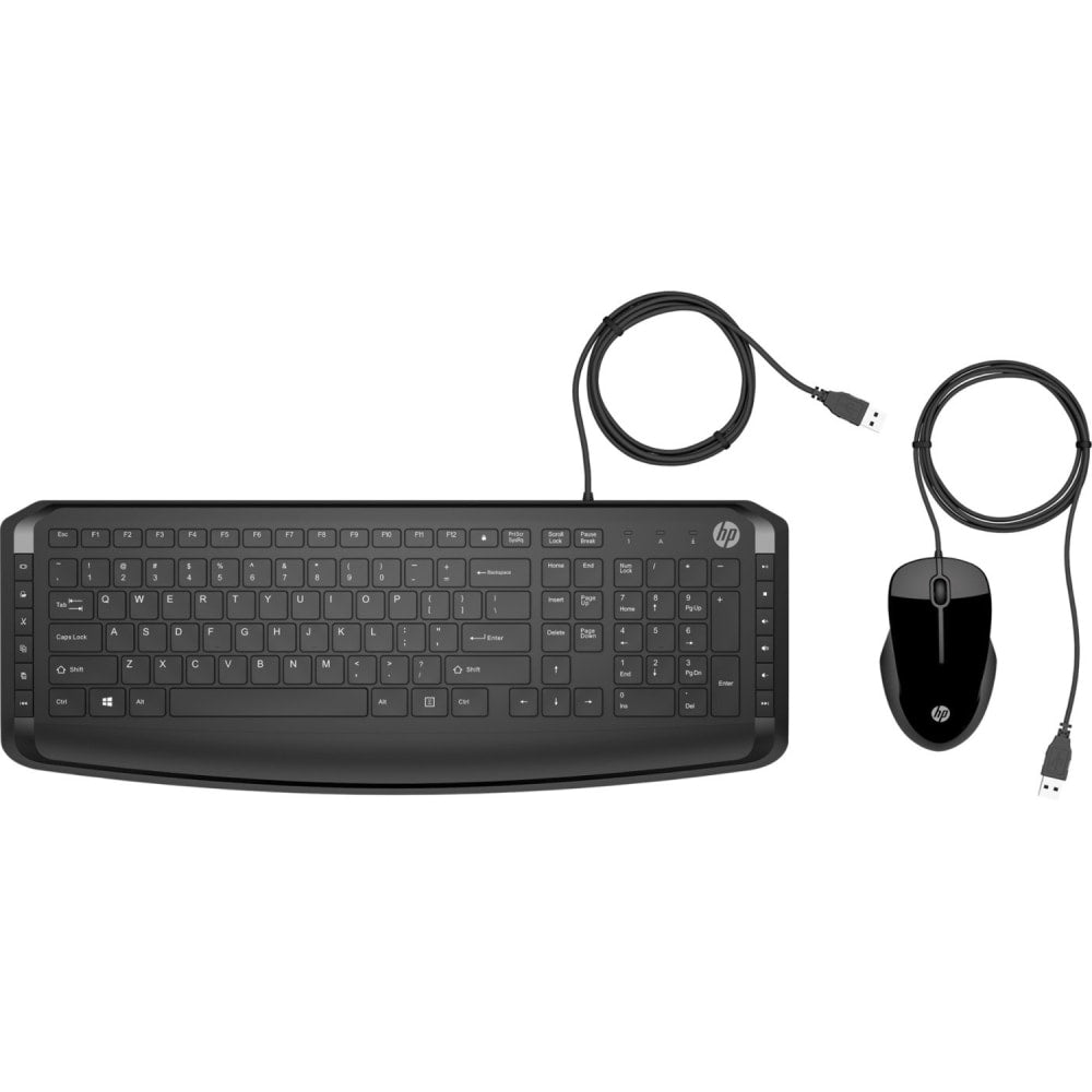 HP Pavilion 200 Keyboard And Mouse Combo, Black, 6313746